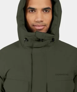 Didriksons Men's Drew Parka 8 Deep Green