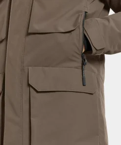 Didriksons Men's Drew Parka 8 Mocha Brown