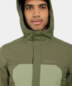 Didriksons Men's Grit Jacket 3 Deep Green