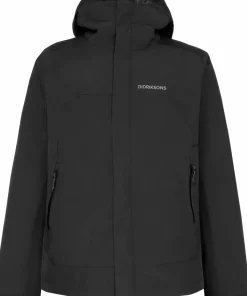 Didriksons Men's Grit Jacket 3 Solid Black