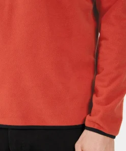 Didriksons Men's Hannes Half Zip Ochre Red