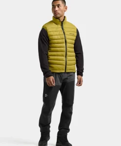 Didriksons Men's Marino Vest Yellow Pollen