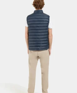 Didriksons Men's Marino Vest Sleepy Blue