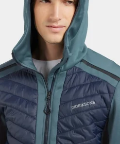 Didriksons Men's Zuko Full Zip 3 Star Blue