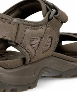 Ecco Men's Yucatan Sandal Dark Clay