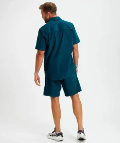 Elevenate Men's Estate Cord Shorts Indian Blue