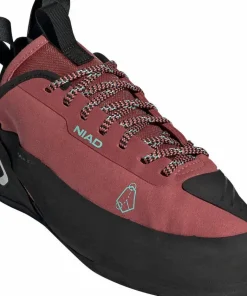 FiveTen Unisex Niad Lace Climbing Shoes Core Black/Crew Red/Acid Mint