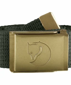 Fjällräven Canvas Brass Belt 4 cm Mountain Grey