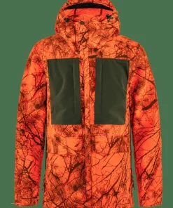 Fjällräven Lappland Hybrid Jacket Orange Multi Camo-Deep Forest