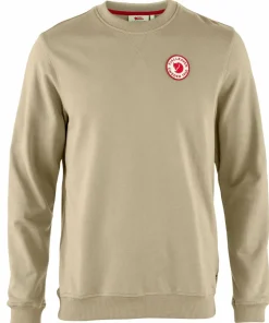 Fjällräven Men's 1960 Logo Badge Sweater Fossil