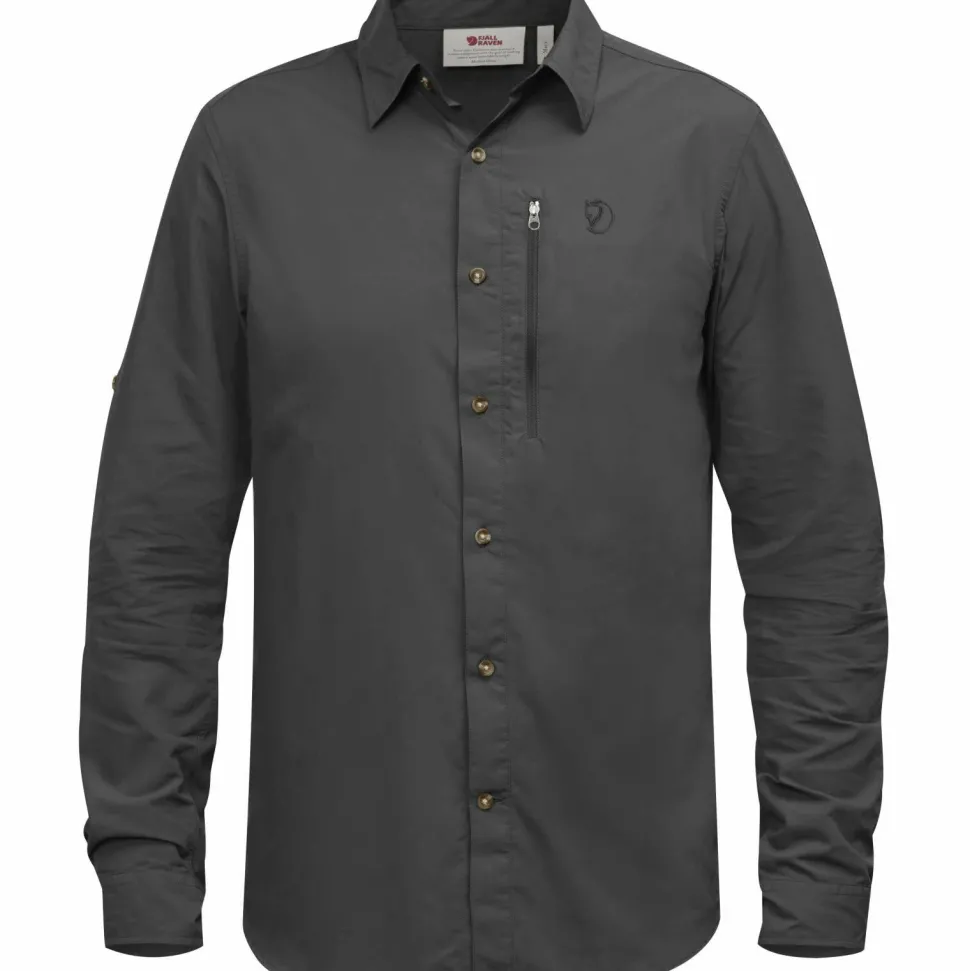 Fjällräven Men's Abisko Hike Shirt Long Sleeve Dark Grey