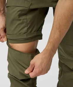 Fjällräven Men's Abisko Hybrid Trail Trousers Zip-Off Navy