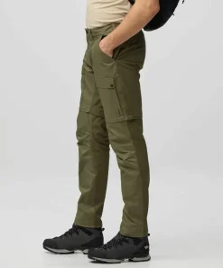 Fjällräven Men's Abisko Hybrid Trail Trousers Zip-Off Navy