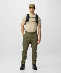 Fjällräven Men's Abisko Hybrid Trail Trousers Zip-Off Navy
