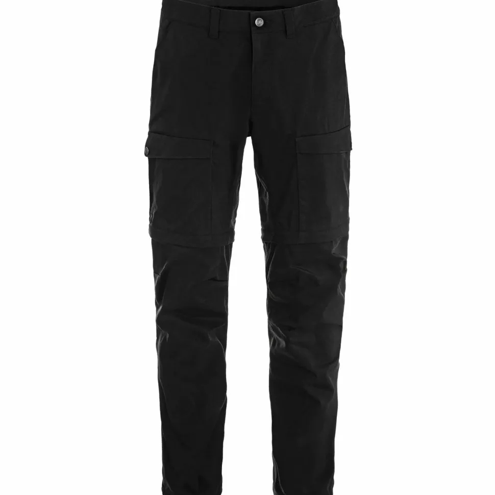 Fjällräven Men's Abisko Hybrid Trail Trousers Zip-Off Black