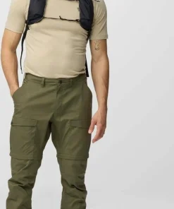 Fjällräven Men's Abisko Hybrid Trail Trousers Zip-Off Laurel Green