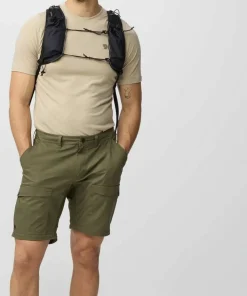 Fjällräven Men's Abisko Hybrid Trail Trousers Zip-Off Laurel Green
