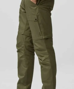 Fjällräven Men's Abisko Hybrid Trail Trousers Zip-Off Laurel Green