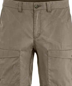 Fjällräven Men's Abisko Hybrid Trail Shorts Suede Brown