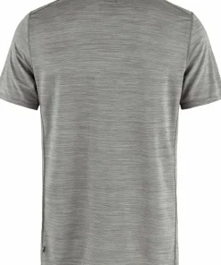 Fjällräven Men's Abisko Lite Short Sleeve Grey-melange