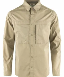Fjällräven Men's Abisko Trail Shirt Long Sleeve Fossil