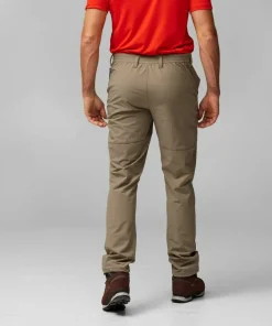 Fjällräven Men's Abisko Trail Stretch Trousers Suede Brown