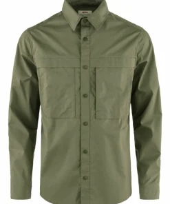Fjällräven Men's Abisko Trail Shirt Long Sleeve Green