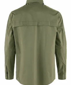 Fjällräven Men's Abisko Trail Shirt Long Sleeve Green