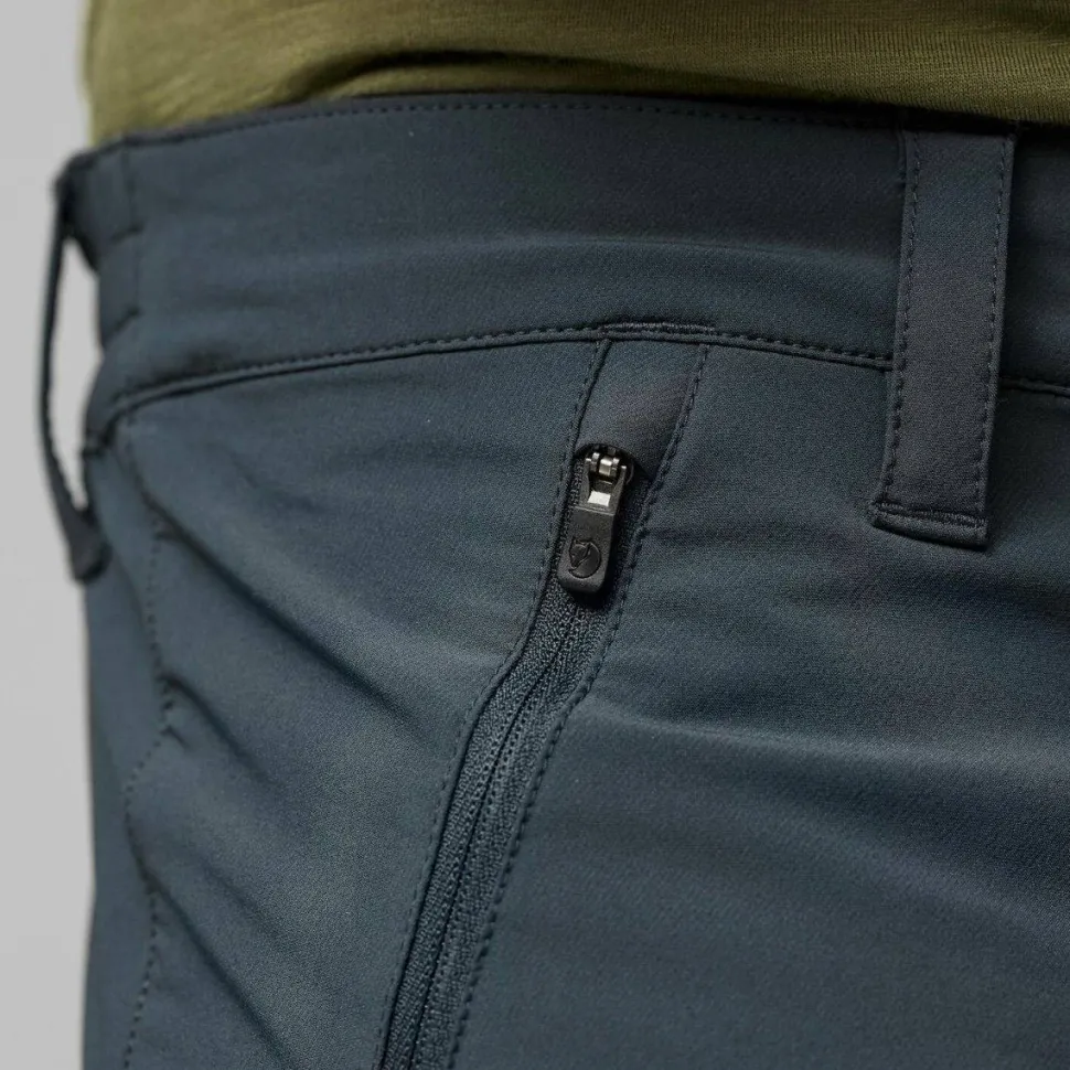 Fjällräven Men's Abisko Trail Stretch Shorts Laurel Green
