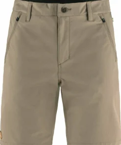 Fjällräven Men's Abisko Trail Stretch Shorts Suede Brown