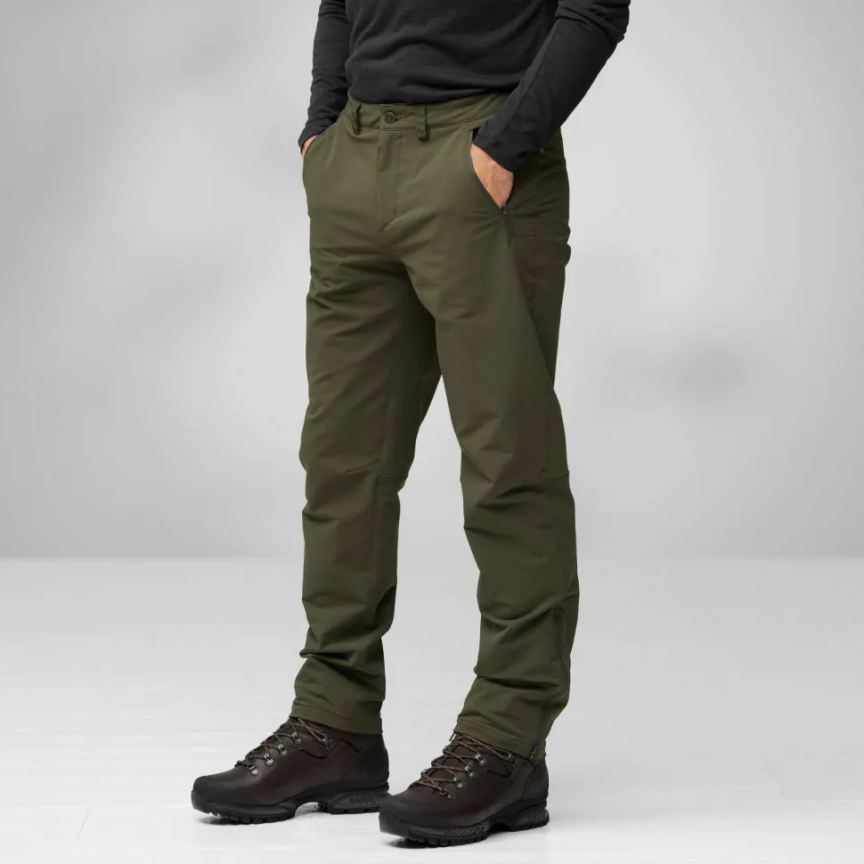 Fjällräven Men's Abisko Winter Stretch Trousers Black
