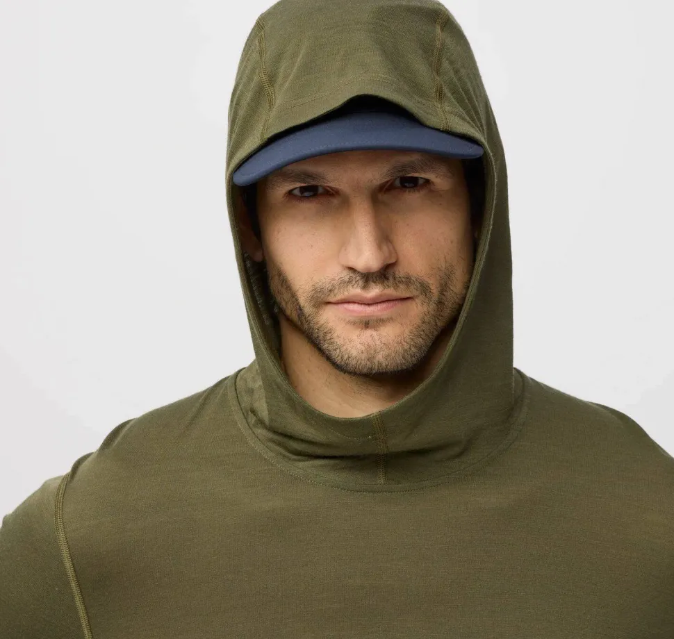 Fjällräven Men's Abisko Wool Hoodie Light Fossil