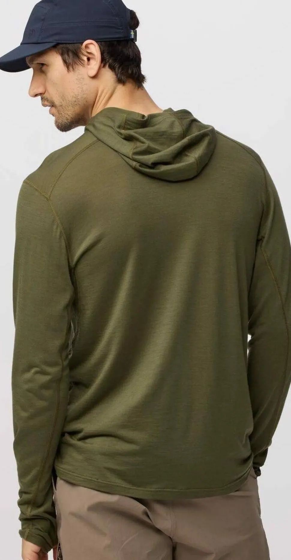 Fjällräven Men's Abisko Wool Hoodie Light Fossil