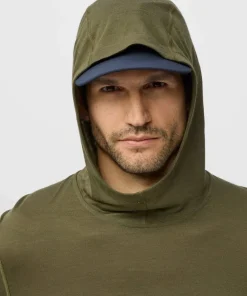 Fjällräven Men's Abisko Wool Hoodie Laurel Green