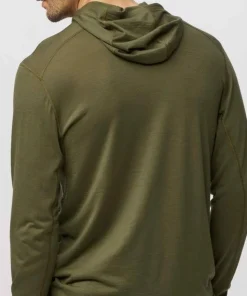 Fjällräven Men's Abisko Wool Hoodie Laurel Green
