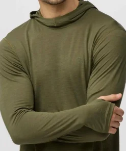 Fjällräven Men's Abisko Wool Hoodie Laurel Green