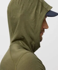 Fjällräven Men's Abisko Wool Hoodie Dark Navy