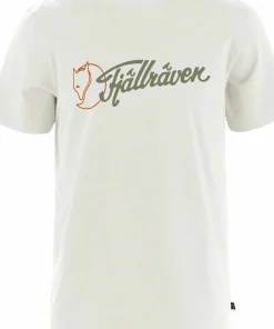 Fjällräven Men's Archive Logo T-Shirt Eggshell