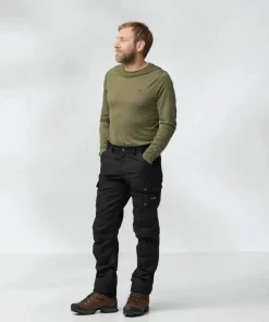 Fjällräven Men's Barents Pro Trousers Dark Olive-Black