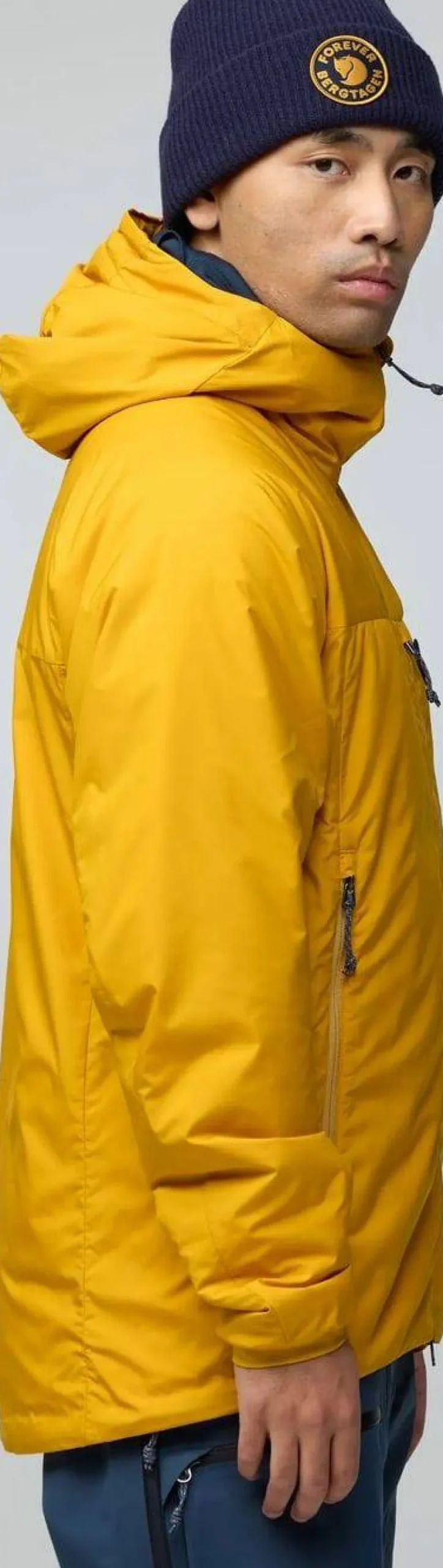 Fjällräven Men's Bergtagen 60 Insulation Jacket Mustard Yellow-mountain Blue