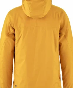 Fjällräven Men's Bergtagen 60 Insulation Jacket Mustard Yellow-mountain Blue