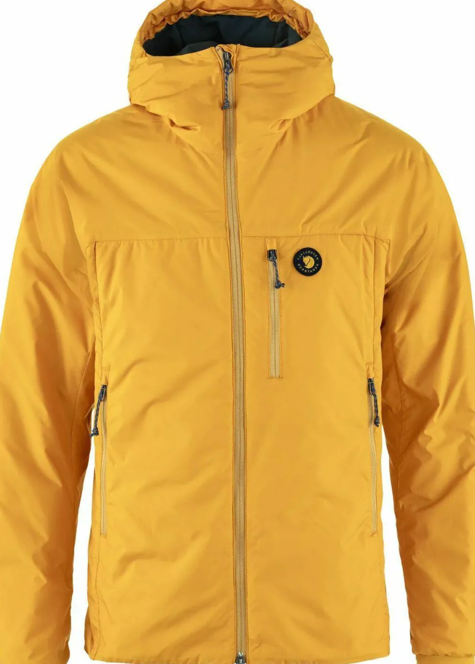 Fjällräven Men's Bergtagen 60 Insulation Jacket Mustard Yellow-mountain Blue