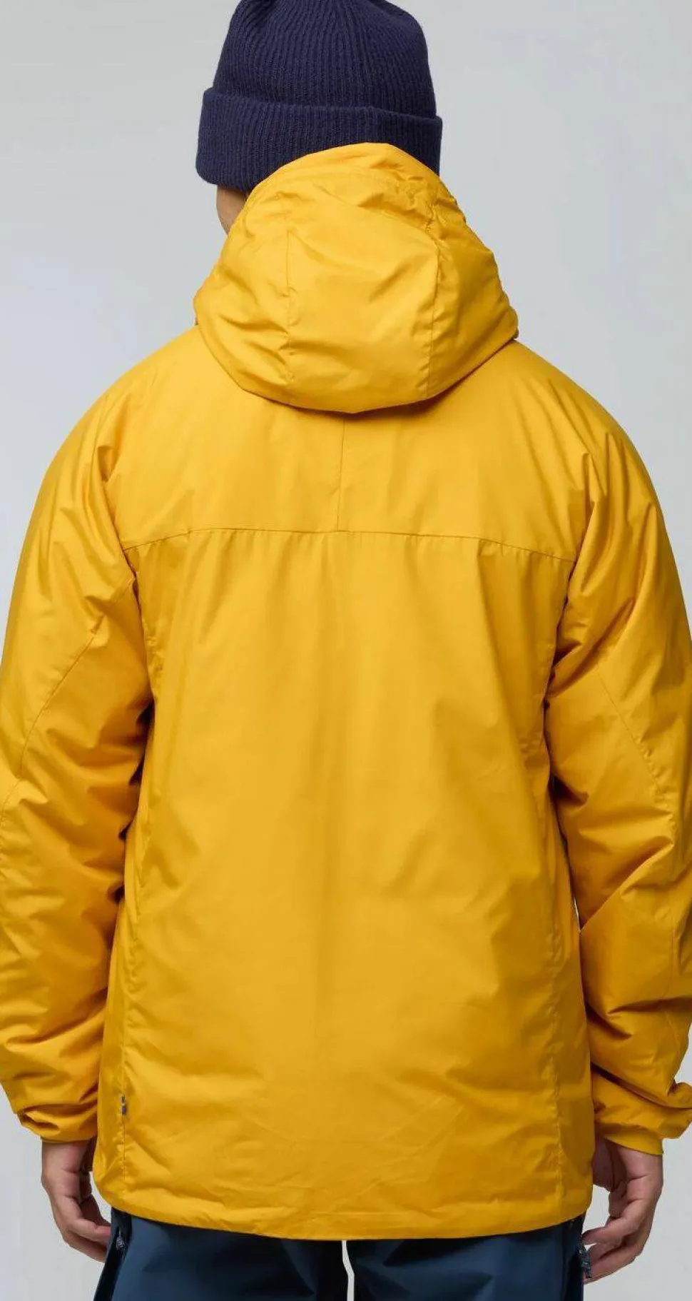 Fjällräven Men's Bergtagen 60 Insulation Jacket Mustard Yellow-mountain Blue