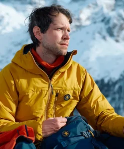 Fjällräven Men's Bergtagen 60 Insulation Jacket Mountain Blue-mustard Yellow