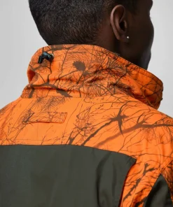 Fjällräven Men's Brenner Pro Padded Jacket Orange Multi Camo-Deep Forest