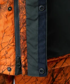 Fjällräven Men's Brenner Pro Padded Jacket Orange Multi Camo-Deep Forest