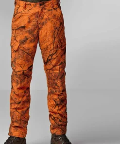 Fjällräven Men's Brenner Pro Winter Trousers Orange Multi Camo
