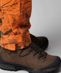 Fjällräven Men's Brenner Pro Winter Trousers Orange Multi Camo