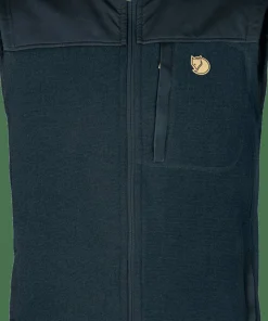 Fjällräven Men's Buck Fleece Vest Dark Navy