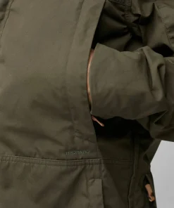Fjällräven Men's Drev Hybrid Jacket Deep Forest-Orange Multi Camo